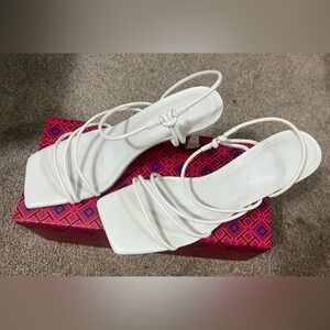 Marc Fischer Elegant White Strappy Women's Sandals